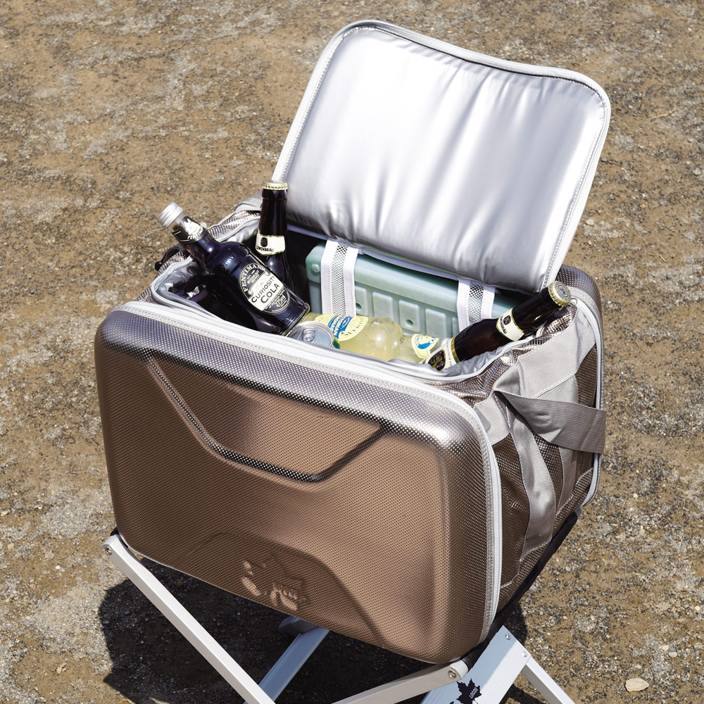 로고스 하이퍼 빙점하 아이스박스 쿨러백 캠핑 접이식 12L, 실버