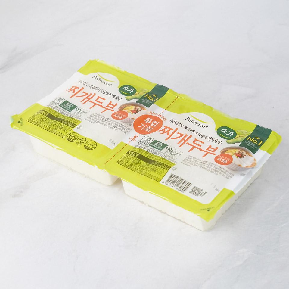 메가마트 풀무원 소찌개 투컵두부 600g - 상세 이미지 2