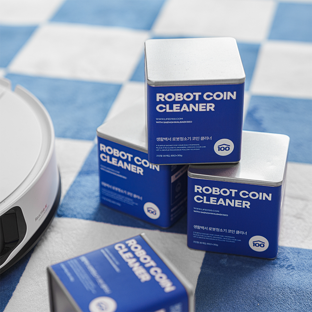 생활백서 로봇청소기세제 고체세제 30개입 로보락 호환 코인형