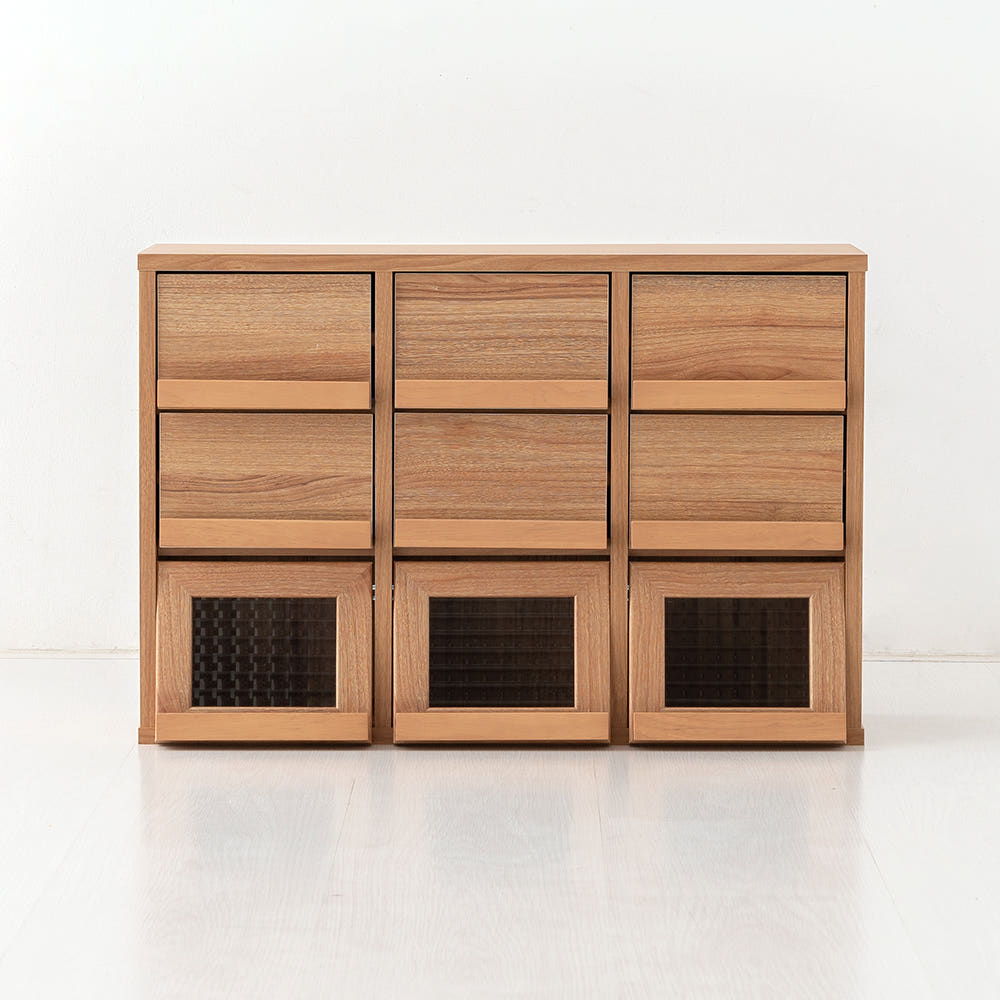 필몬 미니수납장 3문6서랍 NFM4262D 620x235x420mm, 3단, 캄포어베니어1184.5279
