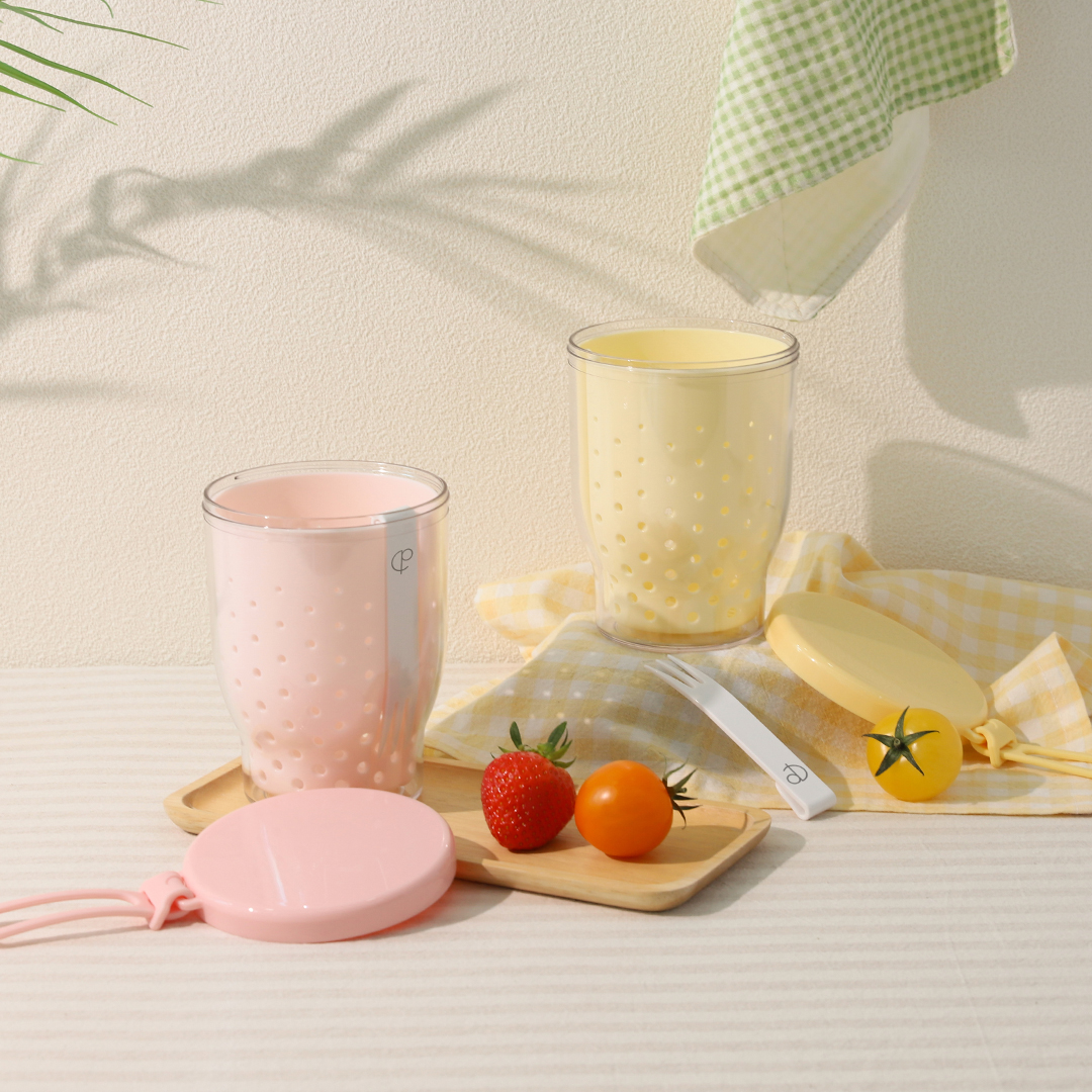 케어프린 후르츠팟 휴대용 샐러드 과일 도시락 통 런치 밀프랩 푸르트팟 제품 이미지