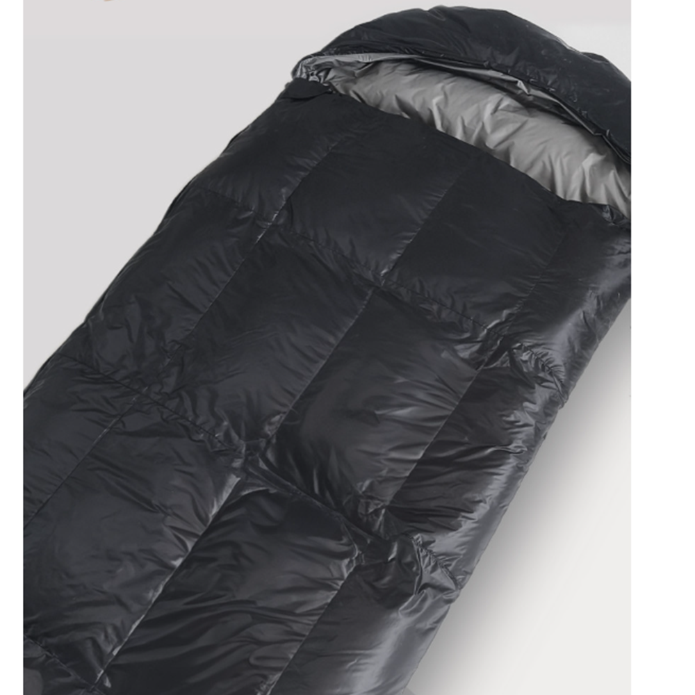 제백 에어리스 침낭 1900g 덕다운 캠핑 백패킹 침낭