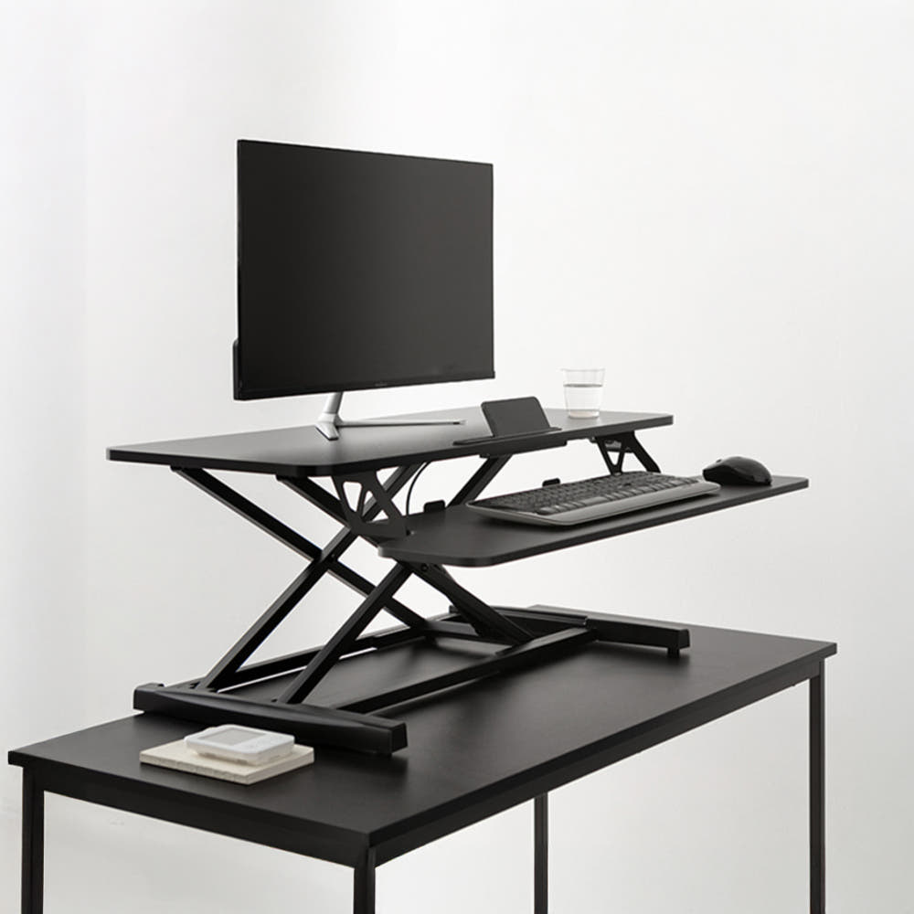 스마트리프트 수동 높이조절 모션데스크 910x680x500mm, 화이트 2881.6037