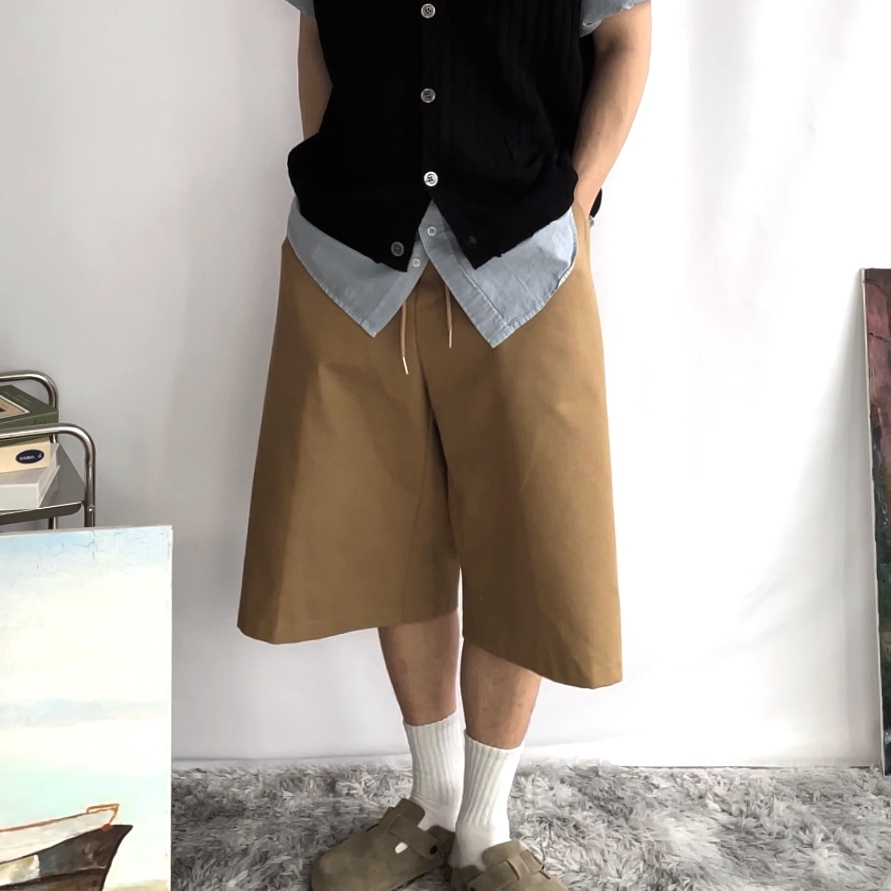 남자 7부 버뮤다 데님반바지 버뮤다팬츠 - 상품 이미지