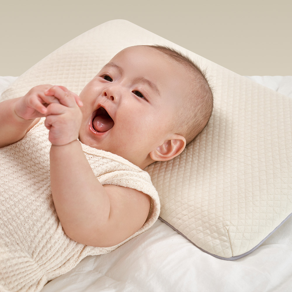 베이비클라우드 넓고 편안한 아기 라텍스 베개