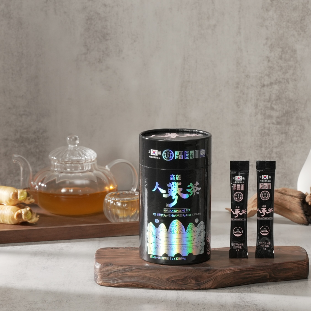 [GINWORLDART] 6년근 고려 인삼차 / 면역력 강화 / 3g x 30포 - 상세 이미지 2