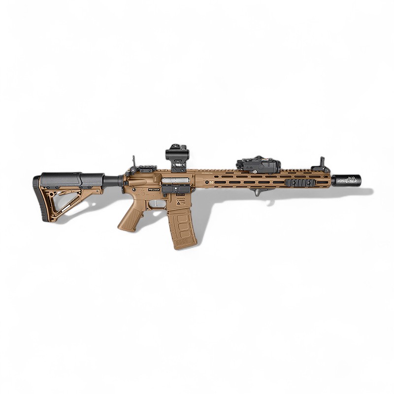 SR16 AR15 수정탄 EBB 블로우백 전동건 연발 점사 단발 모드 - 상품 이미지