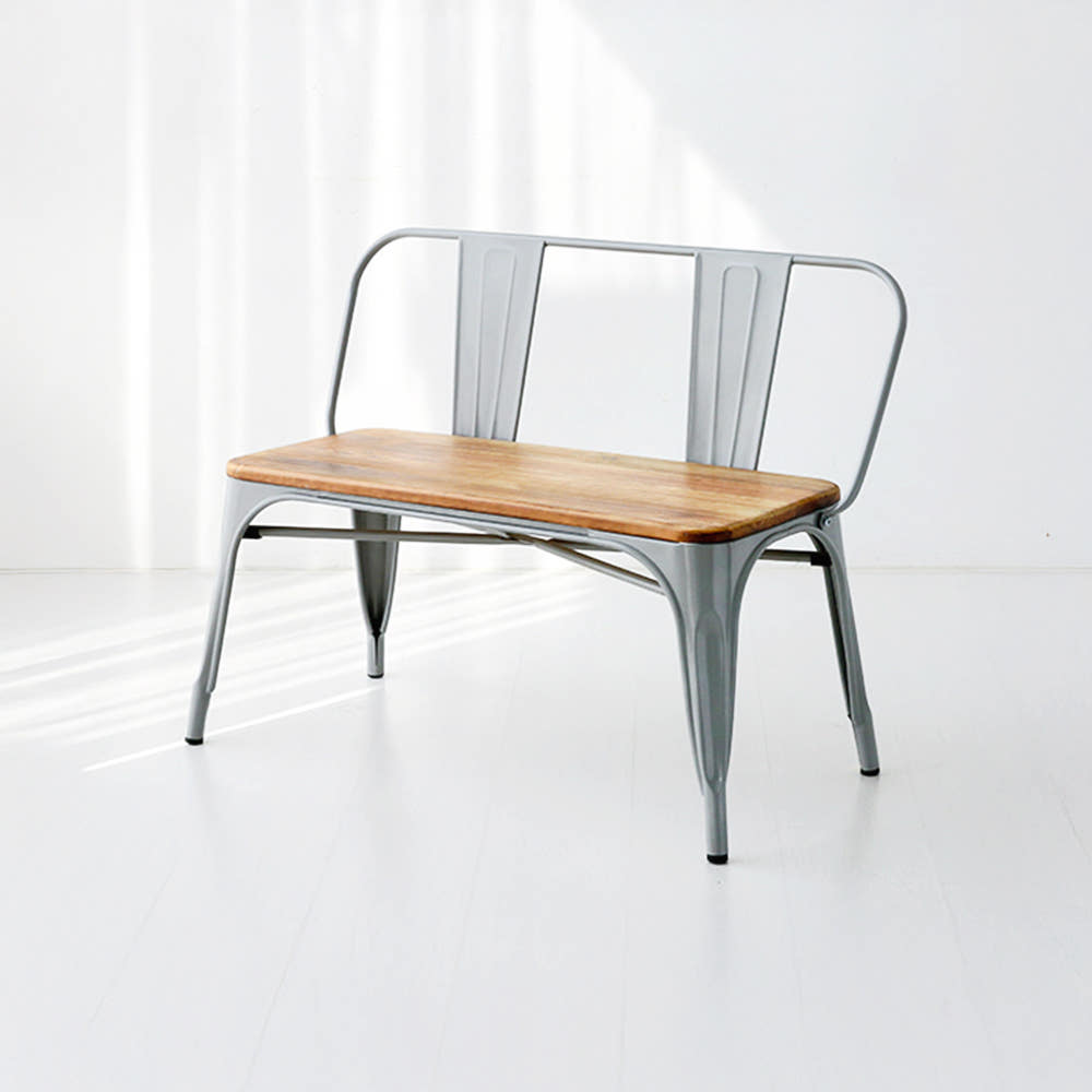 860 원목상판 빈티지벤치 블랙 4887.4370