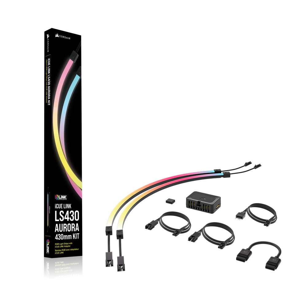 [클리어런스] 커세어 iCUE LINK Aurora RGB Light Strips 오로라 RGB 스트립 - 상세 이미지 5