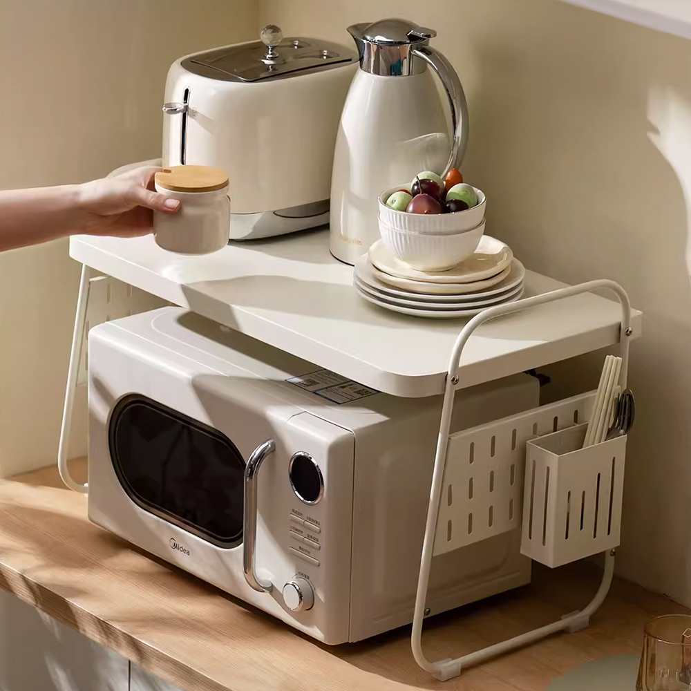 올인원 전자레인지 선반 전자렌지 에어프라이어 밥솥 수납장 렌지대 수납형M