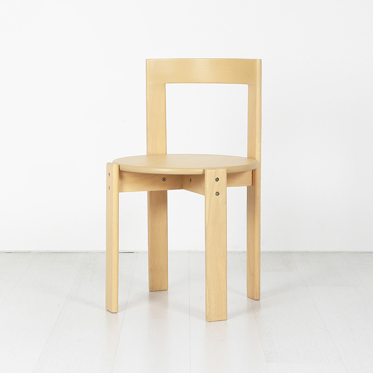 벤쿠 원목의자 고무나무 내추럴 0600.8957