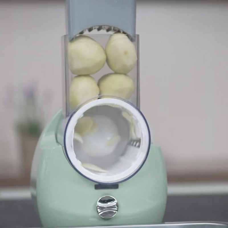 쿡키트 오토 슬라이서 자동채칼 야채 파채 감자채 무채 다용도 전동 채칼