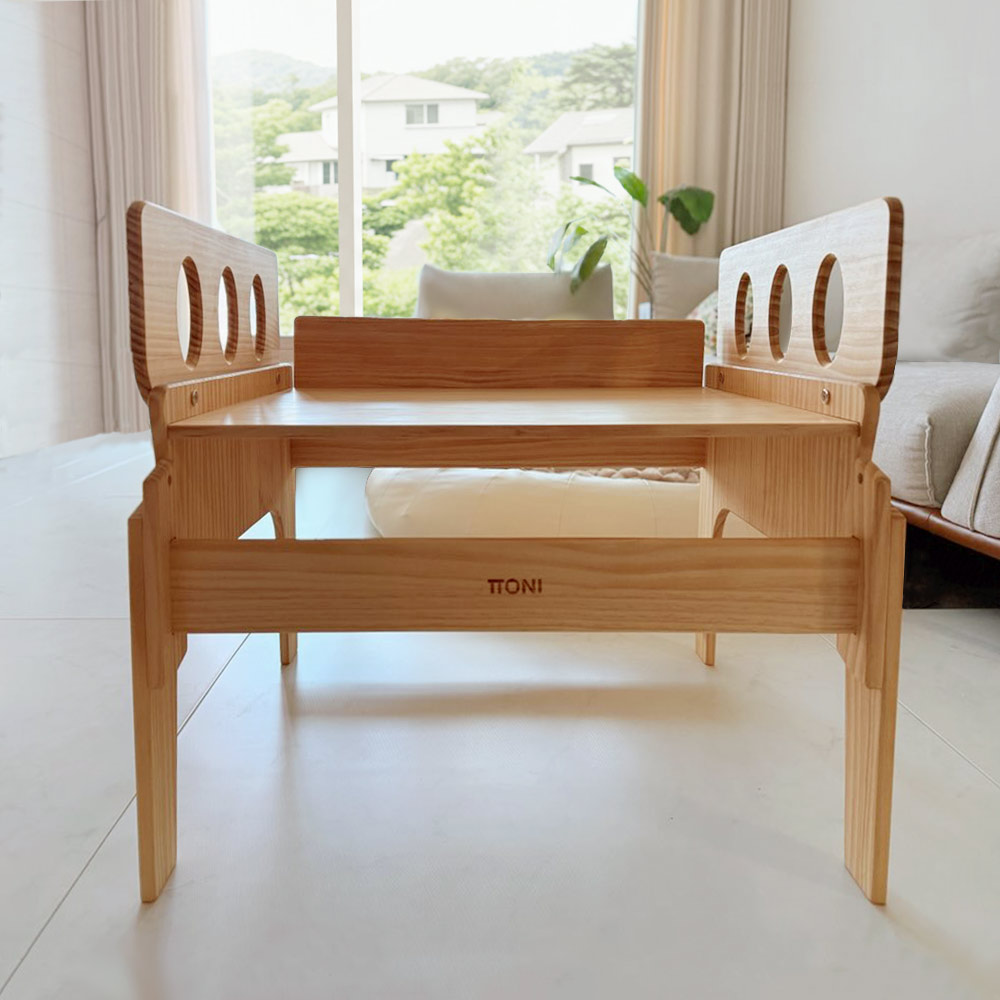 원목강아지집 강아지침대계단 고양이침대 쇼파계단 노견 슬개골 평상