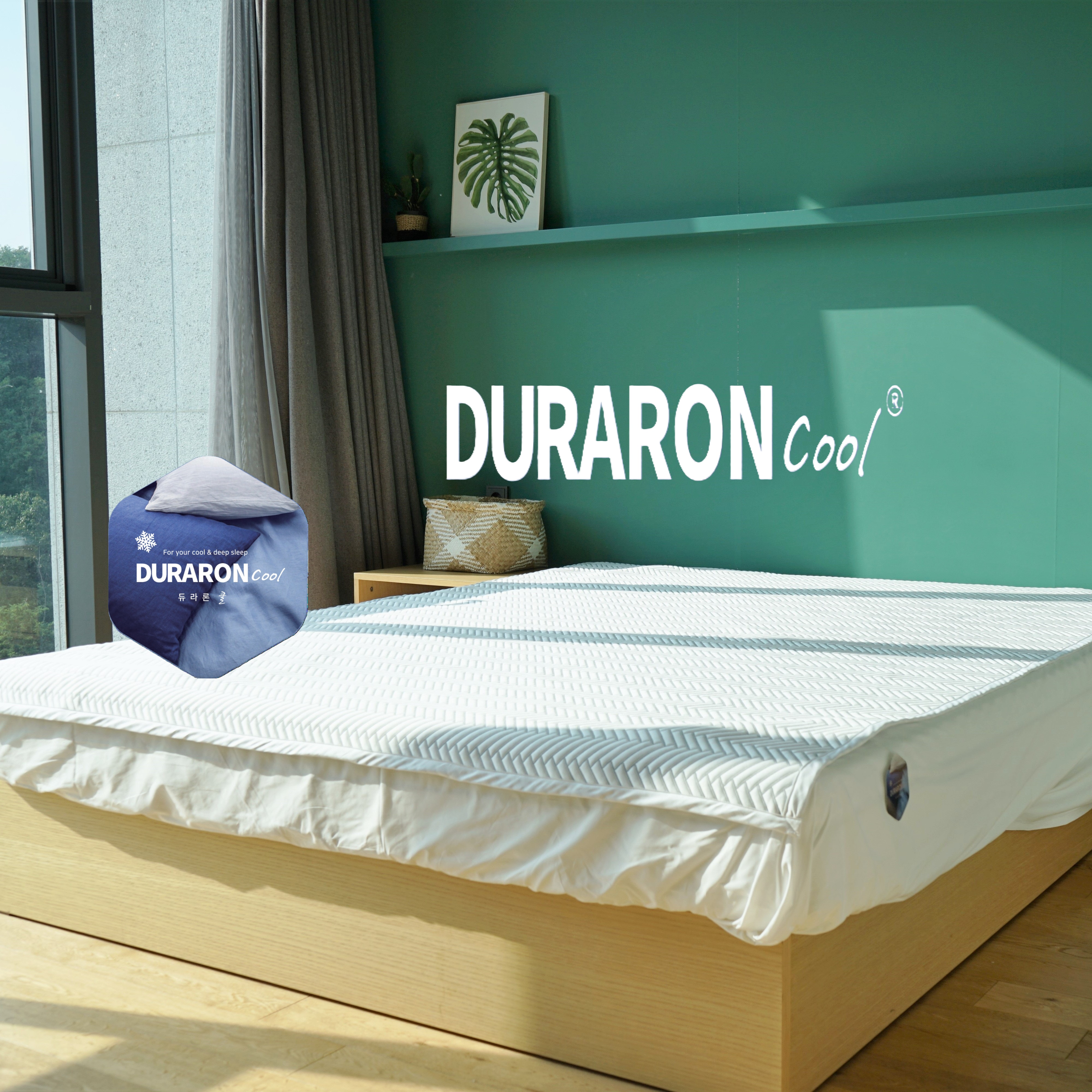 인견보다 시원한 듀라론 냉감패드 ss 공장직영 국산 쿨매트 고정밴드 맞춤제작 굿벤더 여름침대패드