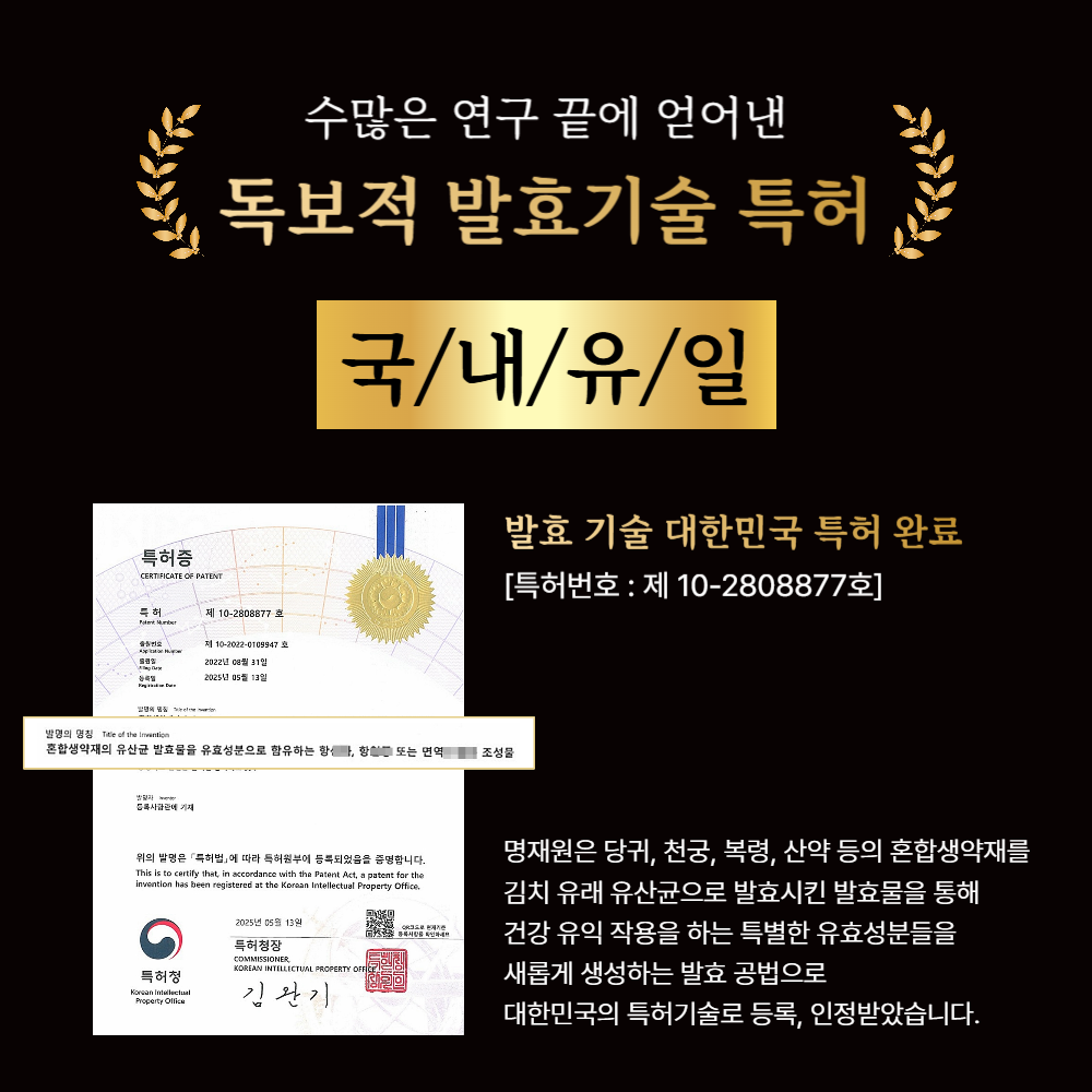 명재원 발효 침향환 산삼 침향환 말라센시스 침향 산삼환 박스형 - 상세 이미지 4