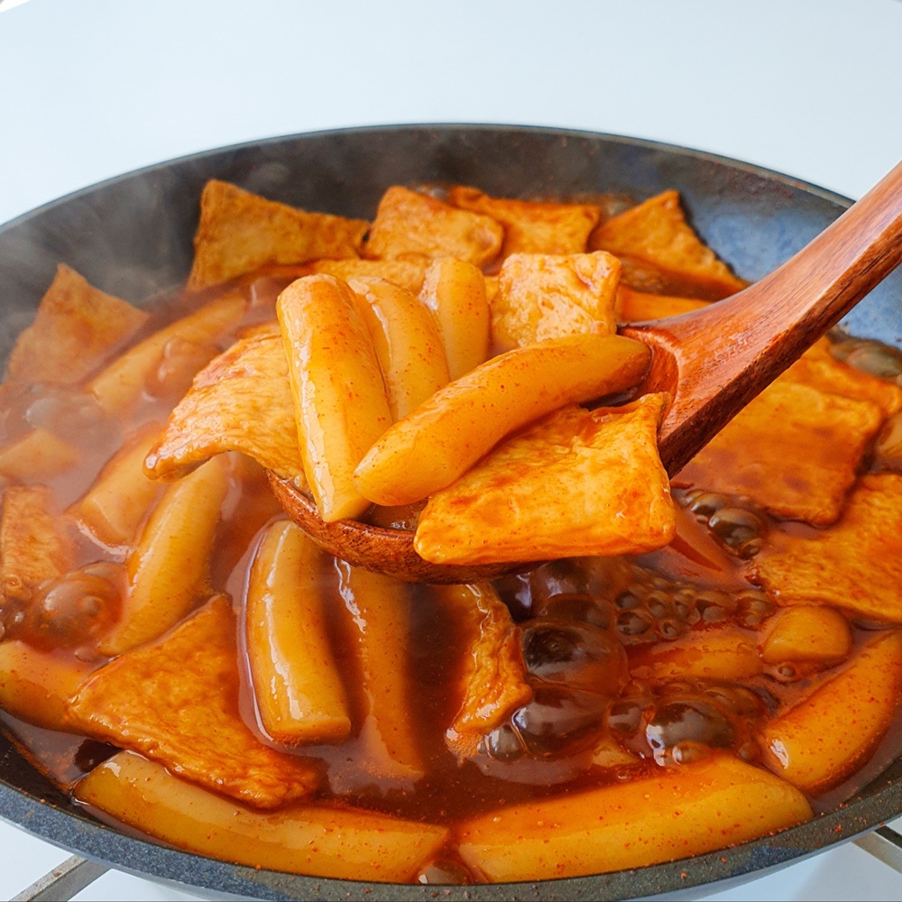 홍코너 옛날떡볶이 1인분 밀키트 매운 밀떡 간편한 레시피 - 상세 이미지 4