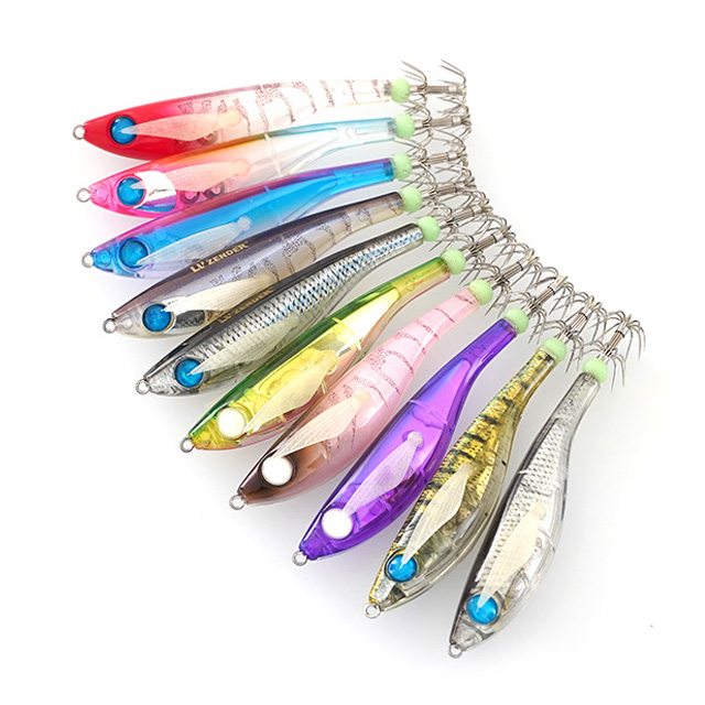 루젠다 고스트 슬림 엑스 쉐드 에기 메탈볼 플레이트 바디 실리콘 날개