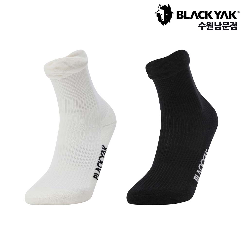 블랙야크 여성 사계절 미드컷 등산 일상 쿠셔닝 양말 W폴리진 미드 삭스 - 메인 이미지