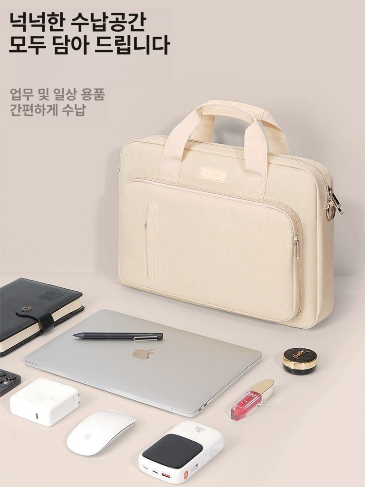 노트북가방 휴대용 남성 여성 태블릿 파우치 케이스 여행 가방 1.베이직 - 상세 이미지 2