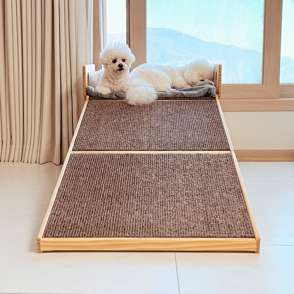 원목강아지집 강아지침대계단 고양이침대 쇼파계단 노견 슬개골 평상