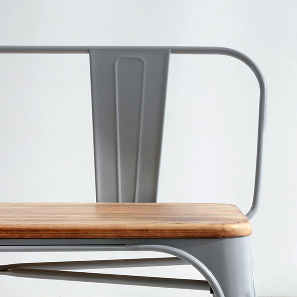 860 원목상판 빈티지벤치 블랙 4887.4370