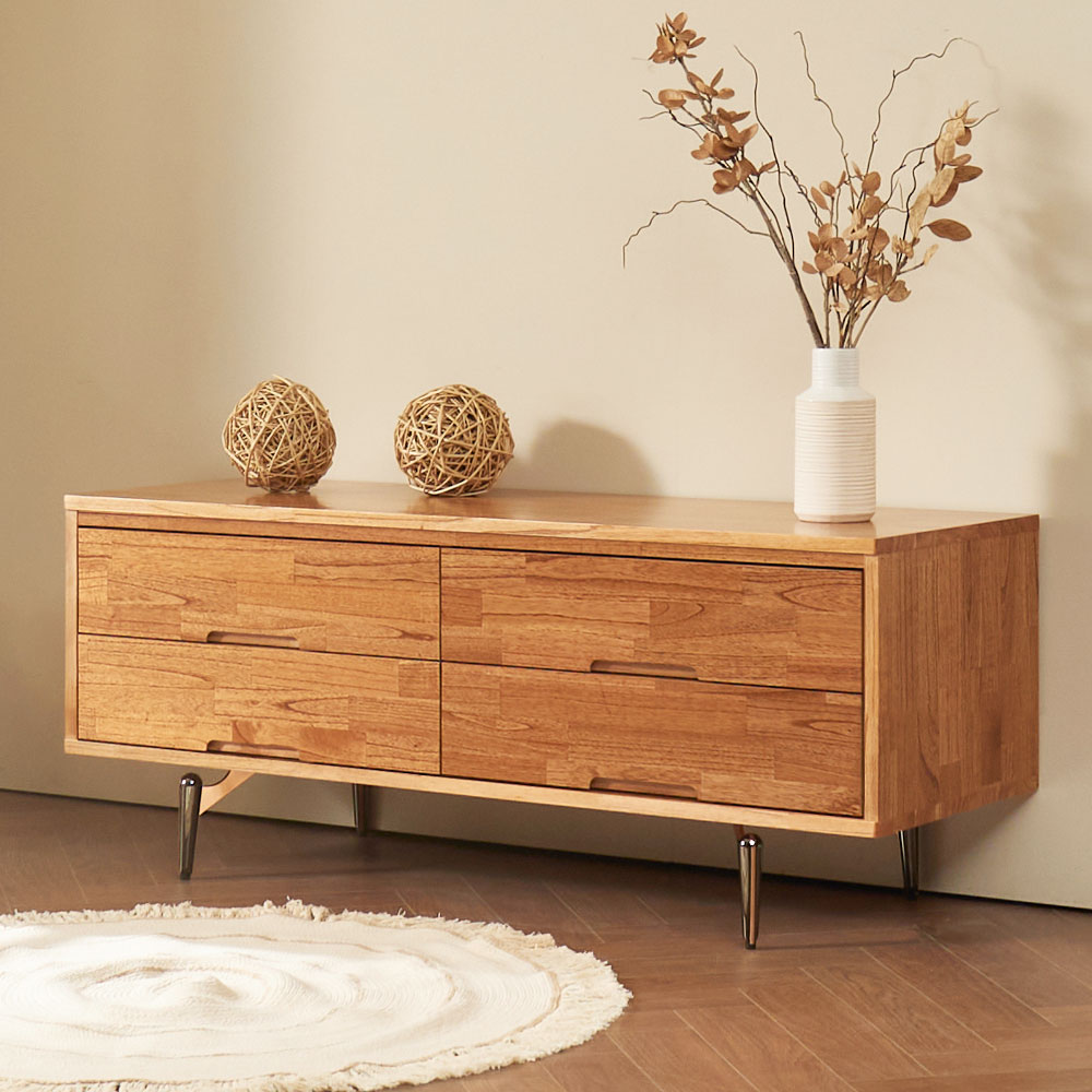 누리 원목 거실장 1200 tv장