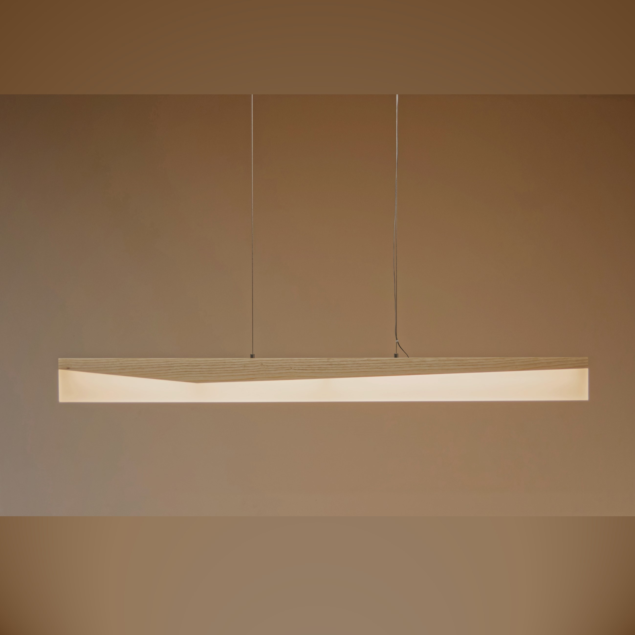 비바 오크 원목 인테리어 LED 식탁 조명 식탁등 카페등기구 뭉클조명