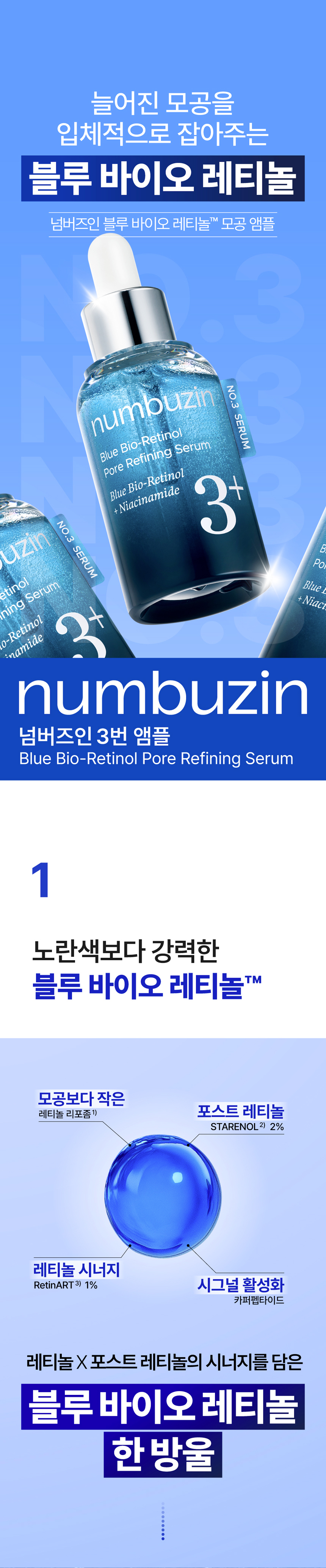 ampoule rétinol numbuzin coréen