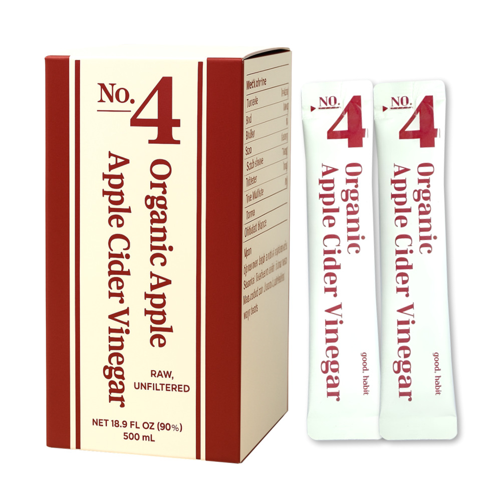 유기농 애사비스틱 NO.4(넘버포) 애플사이다비니거 사과초모식초 225ml, 1개
