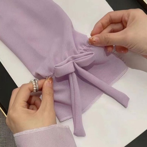 헐렁한팔토시 차량용 운전 레이스 쿨토시 루즈핏 여성 골프 - 상세 이미지 4
