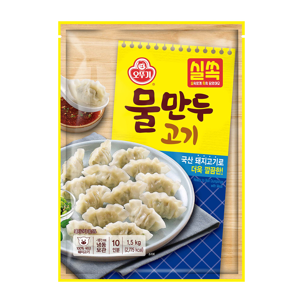 오뚜기 실쏙물만두 1.5kg - 상품 이미지
