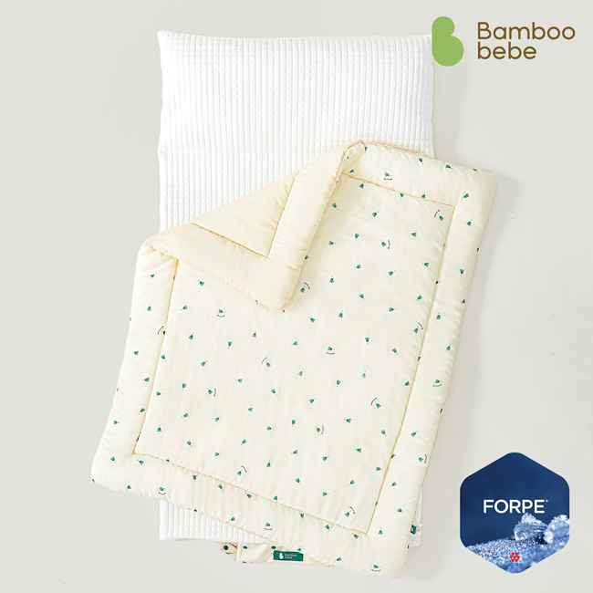 [밤부베베] 얌얌쑥쑥 냉감 분리형 낮잠이불(사계절용)