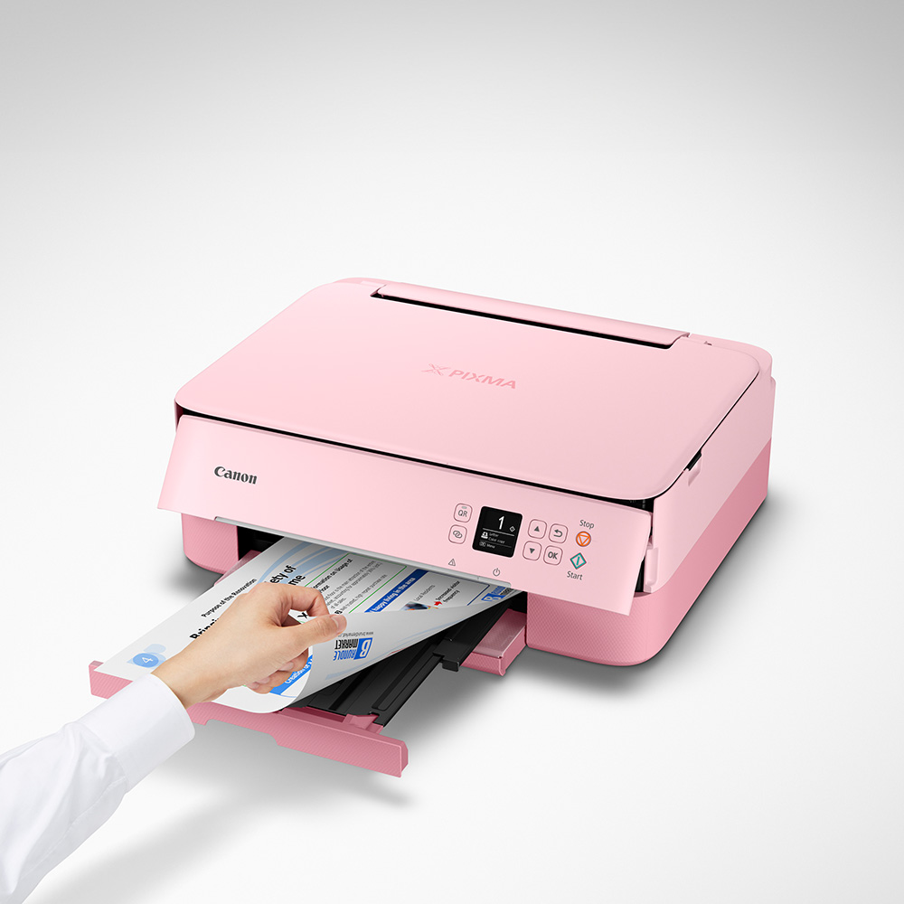 캐논 TS5392A PIXMA 잉크포함 무선 컬러 자동양면인쇄 프린터 핑크 복합기 - 상세 이미지 4