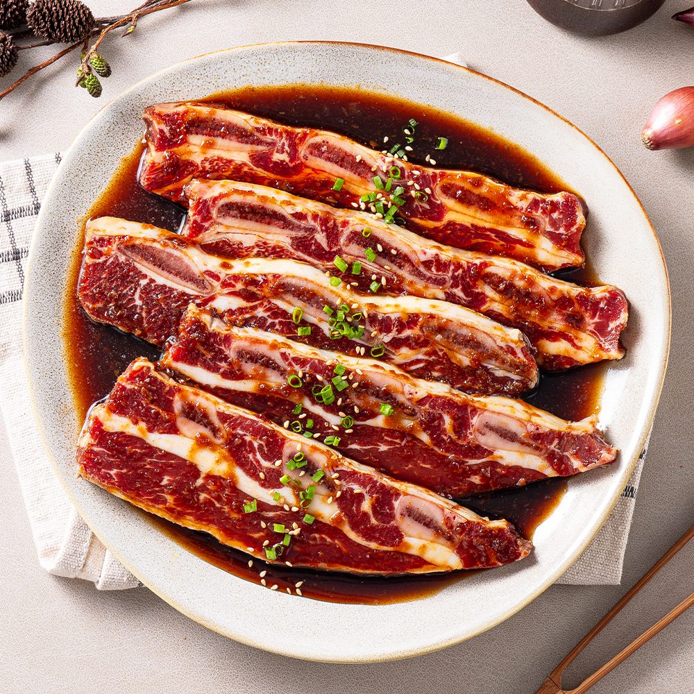 호주산 GF등급 양념 LA갈비 소갈비 500g x 2팩 이미지 7