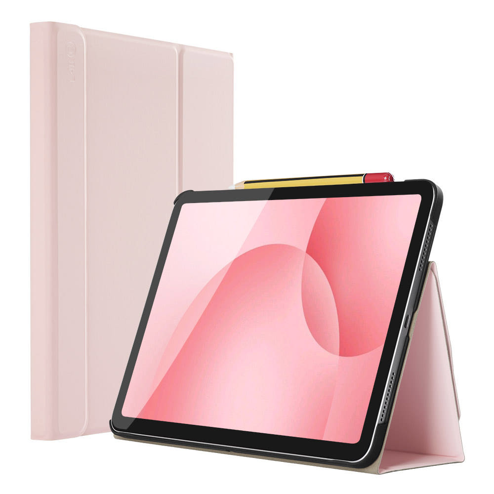 랩씨 슬림핏 케이스 스탠딩 폴리오 스마트 북커버 핑크샌드, 아이패드 프로 3-4-5-6세대 32.7cm(12.9인치)