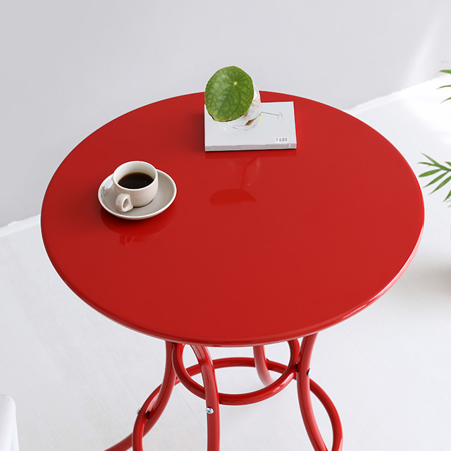 ROUNDE 빈티지 원형테이블 R60 화이트 7420.2315