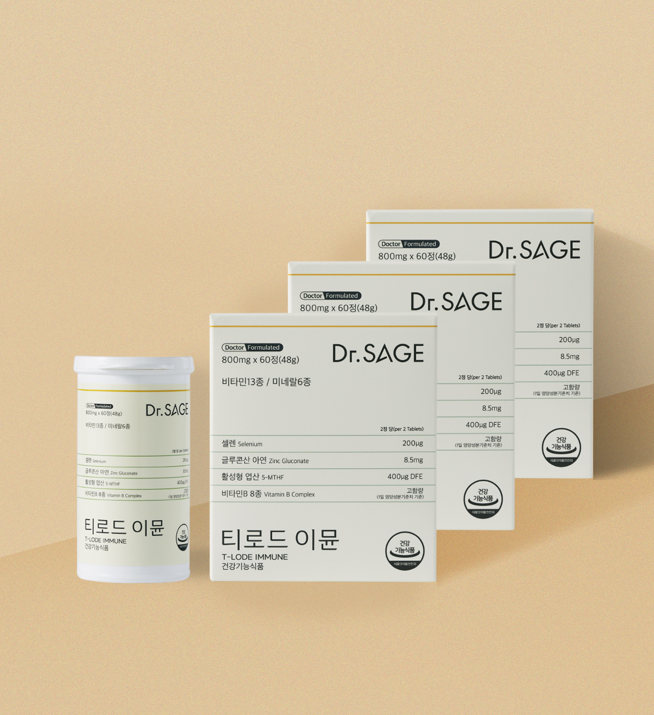 티로드이뮨 셀레늄 갑상선 요오드 없는 아연 항산화 면역 NK세포 영양제 60정, 3개 - 상세 이미지 2