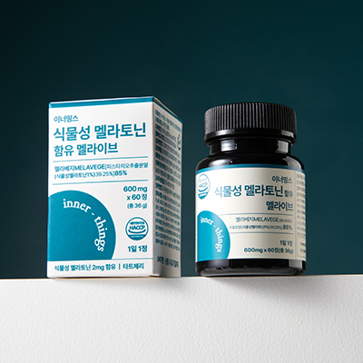 이너띵스 식물성 멜라토닌 함유 멜라이브 2개월분 - 상품 이미지