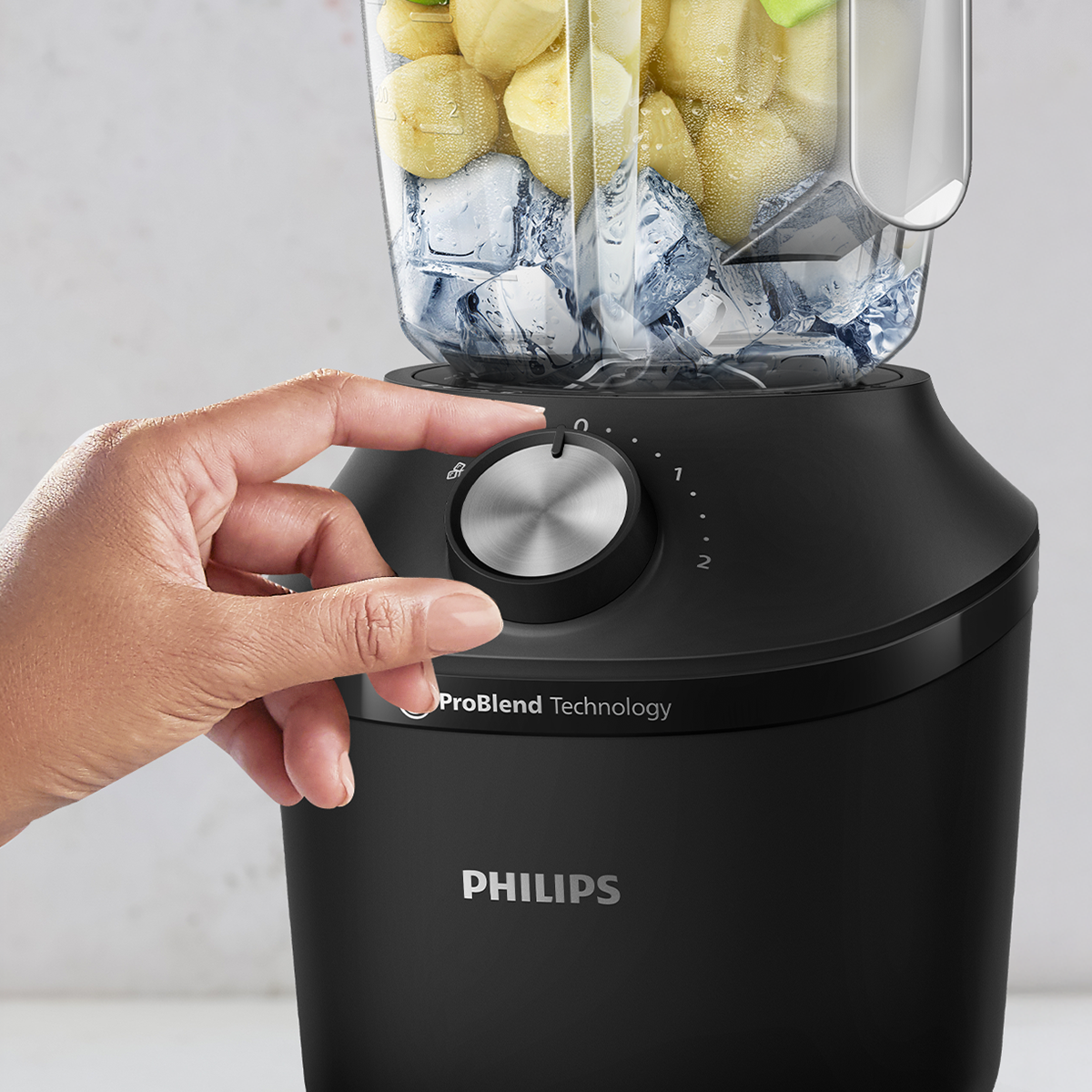 필립스 3000 시리즈 블렌더/믹서기 HR2191/21 블랙 다지기 구성