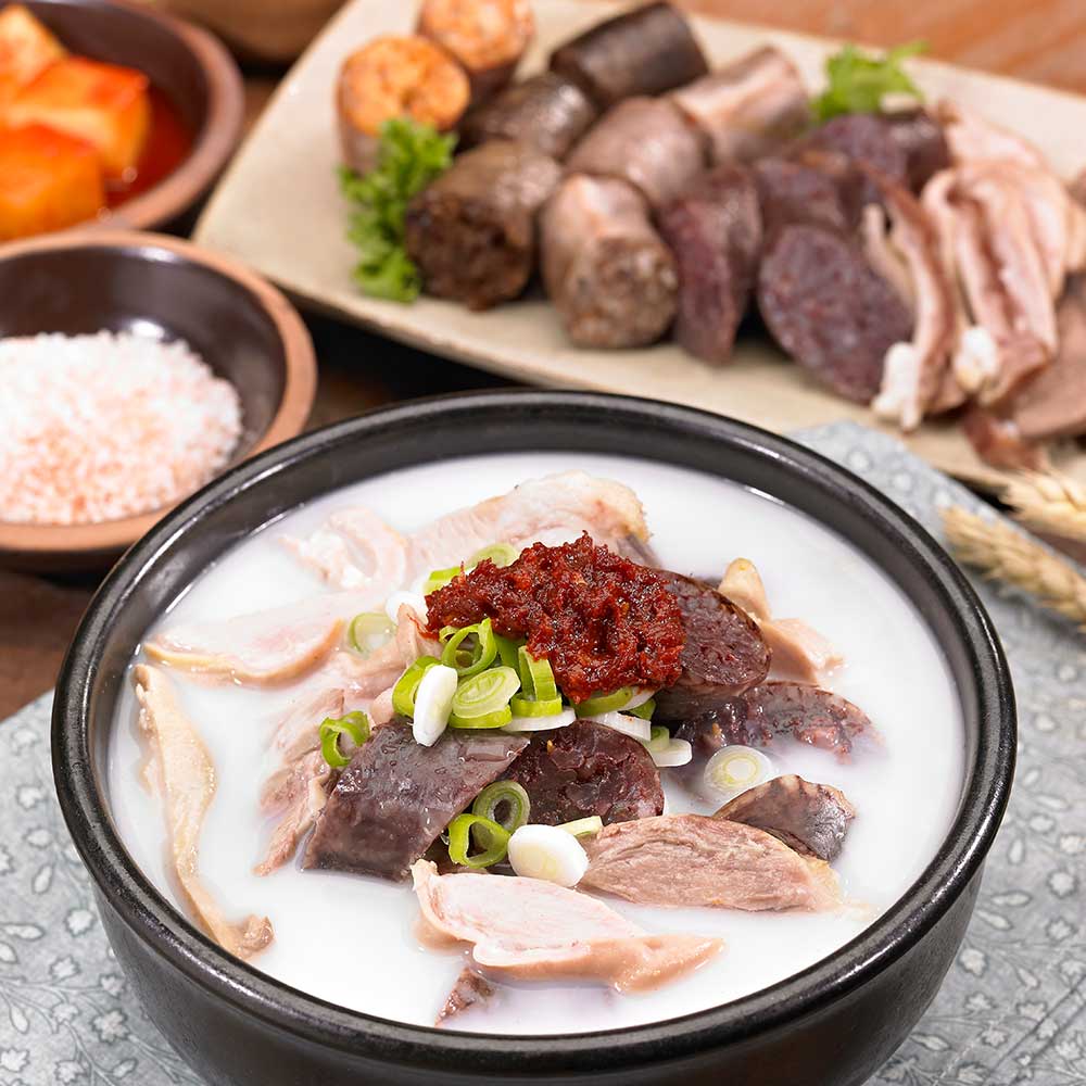 병천식 순대국밥 돼지국밥 진한 국물 푸짐한 고기 간편조리 혼밥 캠핑 야외식 - 상세 이미지 2
