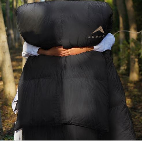제백 침낭 에어리스 덕다운 오리털 백패킹 경량 사계절 이불 1900g - 상세 이미지 3
