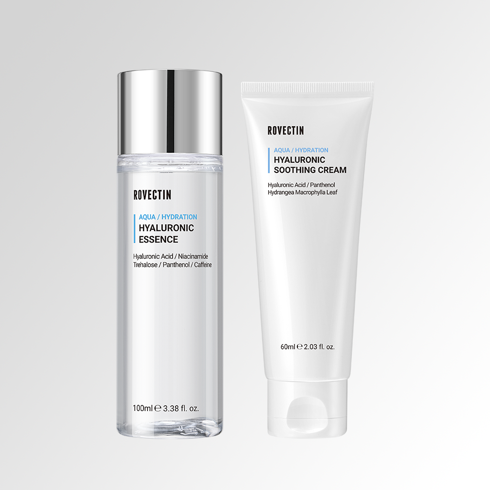 [수분 2종 세트]로벡틴 아쿠아 히알루론산 수분 에센스 100ml +  수분 크림 60ml - 상품 이미지