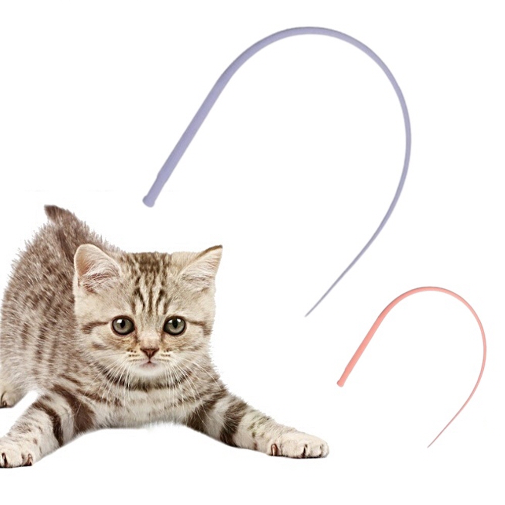 고양이 낚시대 쥐꼬리 고양이 장난감 리필 스틱 꼬리 장남감 고무 낚싯대 실리콘