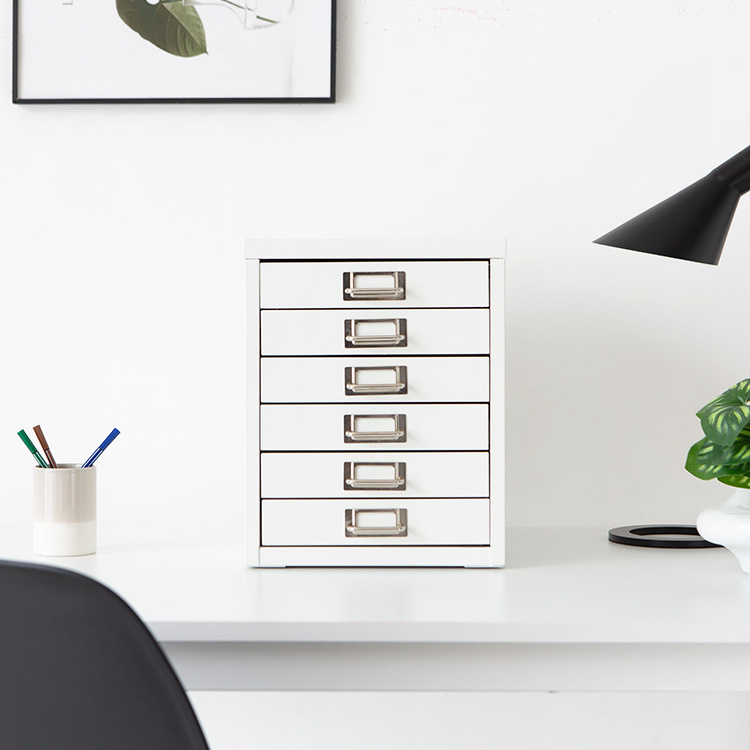 KOMPANY 서랍 280x400x350mm, 6단, 퓨어화이트 1938.6861 - 상세 이미지 3