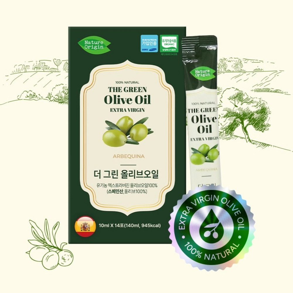 더 그린 올리브오일 공복 데일리 로얄 황금 햇올리브 14포 140ml, 2개 이미지 6