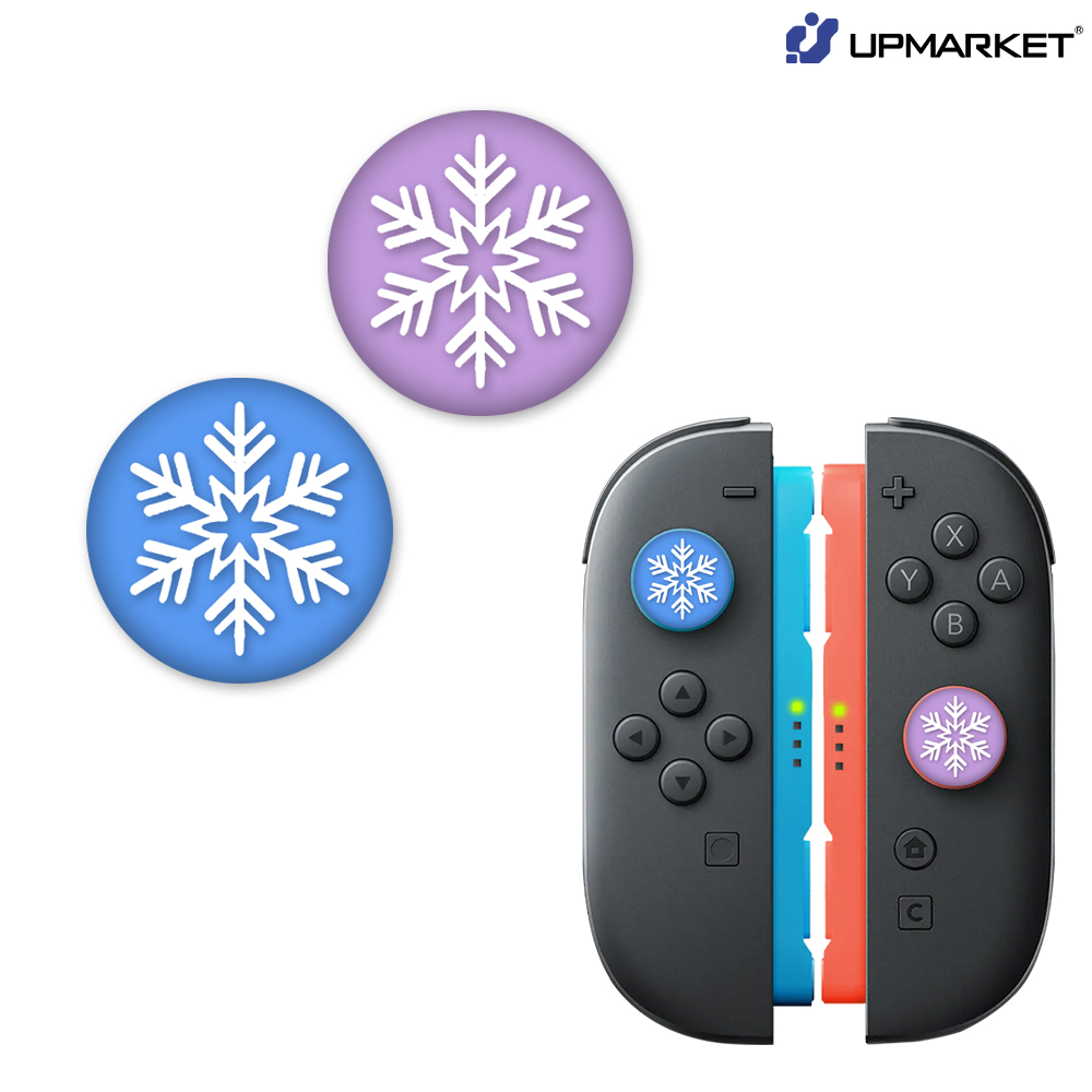 닌텐도 스위치2 스틱커버 조이콘2 파스텔눈꽃 스틱 캡 1개단품