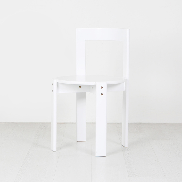 벤쿠 원목의자 고무나무 화이트 7068.2462