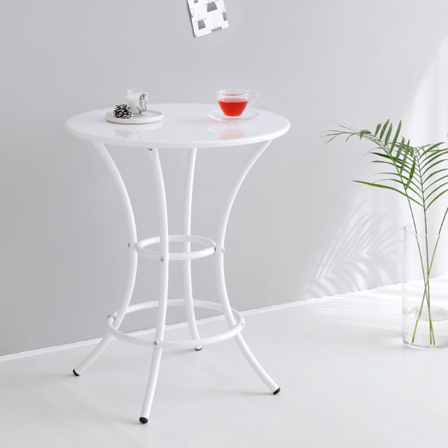 ROUNDE 빈티지 원형테이블 R60 화이트 7420.2315