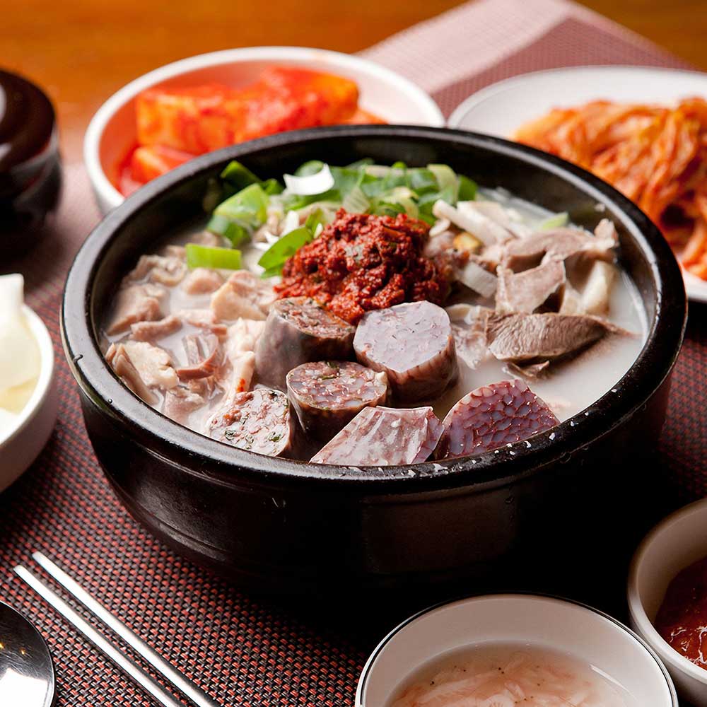 병천식 순대국밥 돼지국밥 진한 국물 푸짐한 고기 간편조리 혼밥 캠핑 야외식 - 상세 이미지 3