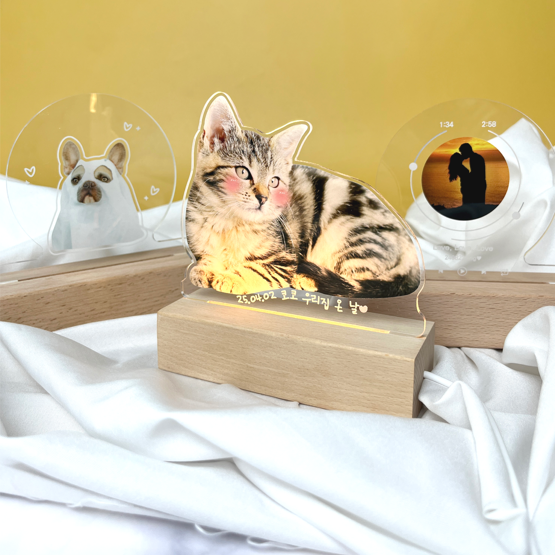 포토 커스텀 아크릴 인스타 무드등 제작 기념일 감성 집들이선물 커플 사진